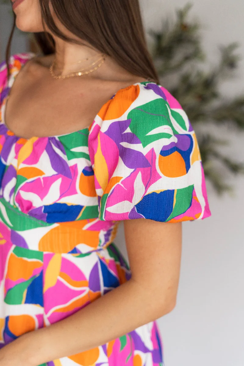 Tropical Jam Midi Dress - Image 4