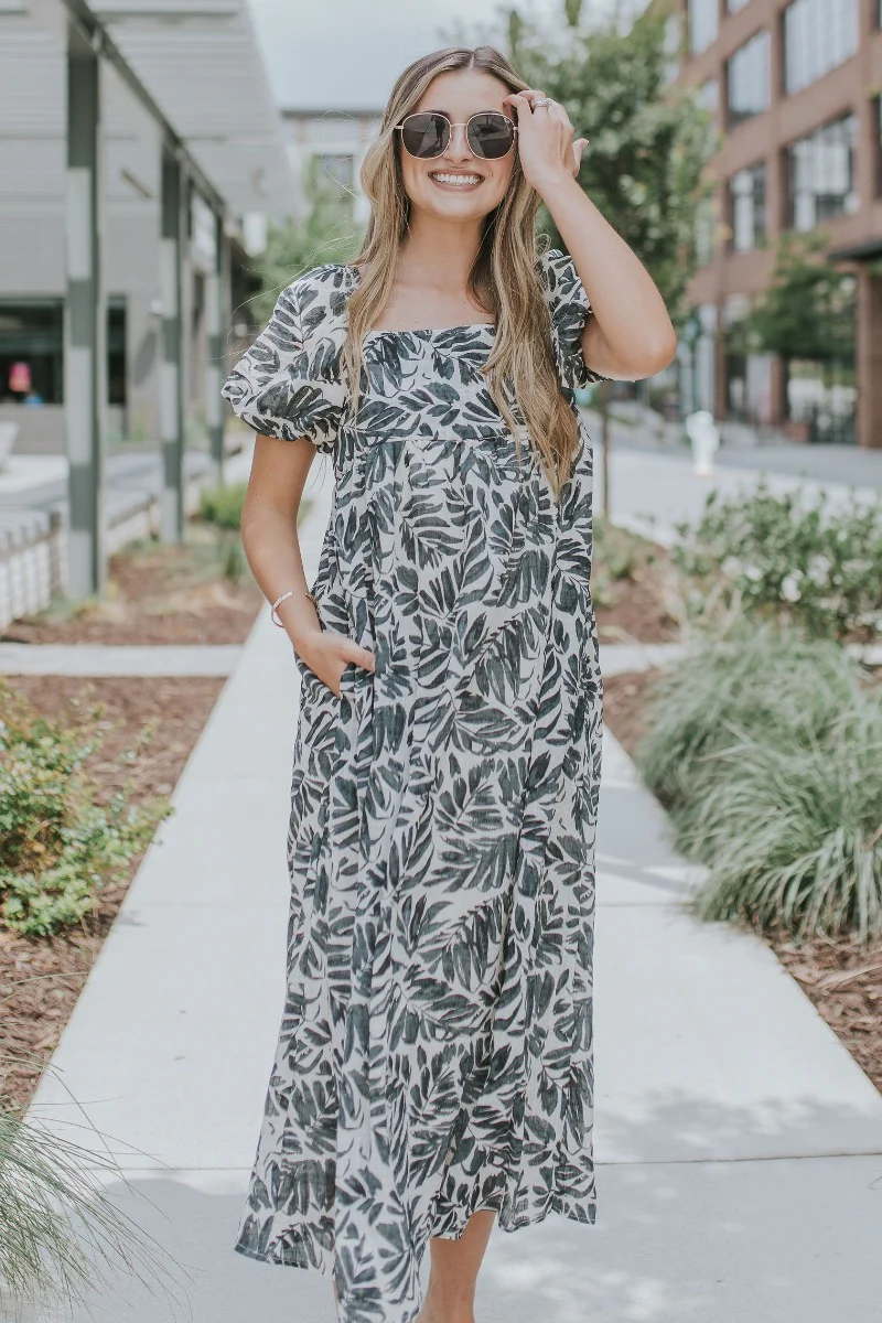 Under the Palms Midi Dress - Image 2