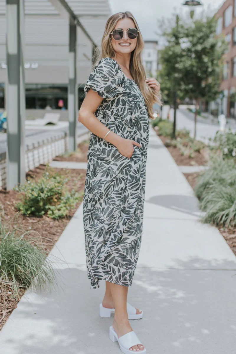 Under the Palms Midi Dress - Image 5