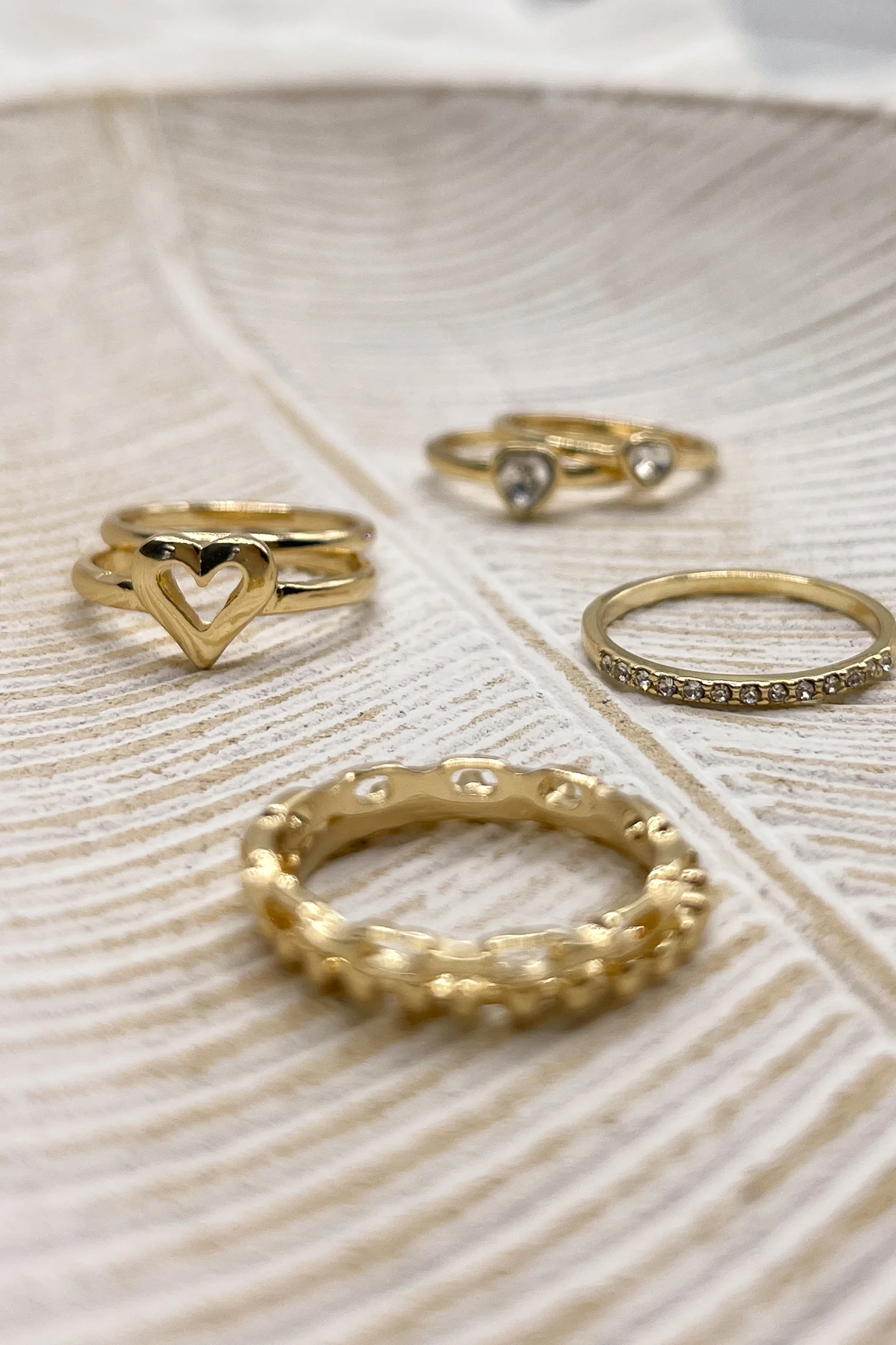 Veronica Heart Ring Set - Image 2