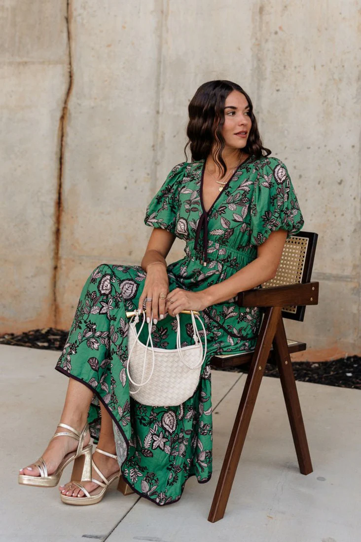 Vivica Green Floral Midi Dress - Image 3