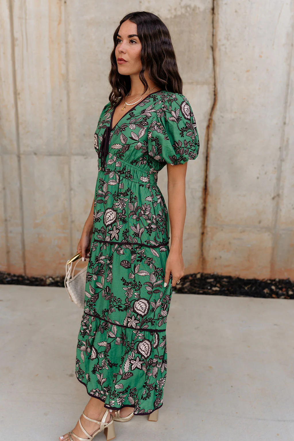 Vivica Green Floral Midi Dress - Image 6