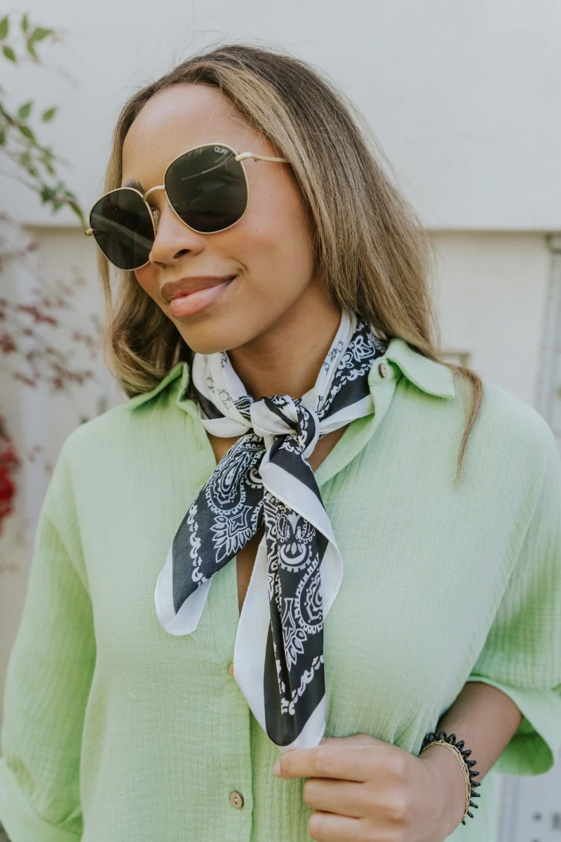 Western Dreams Scarf in Black