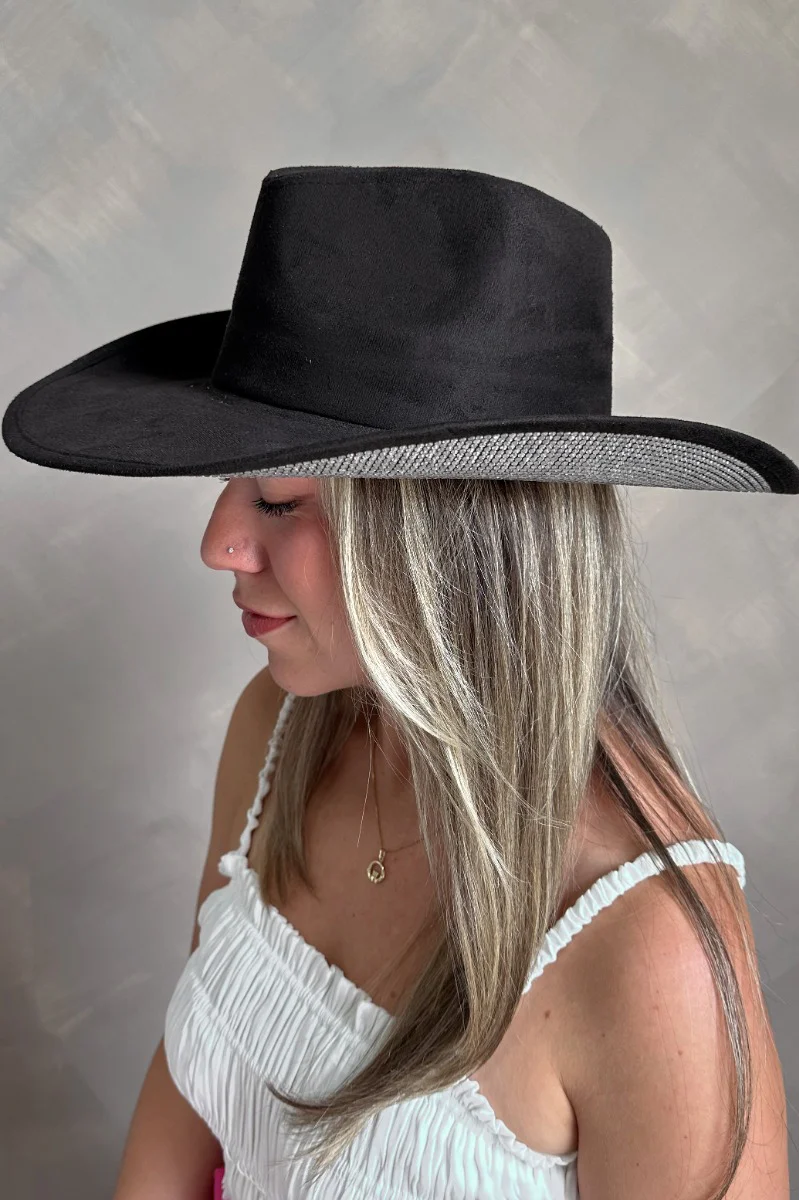 Westside Black Cowgirl Hat - Image 2