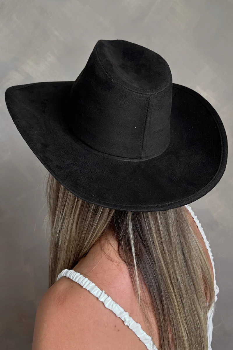 Westside Black Cowgirl Hat - Image 3