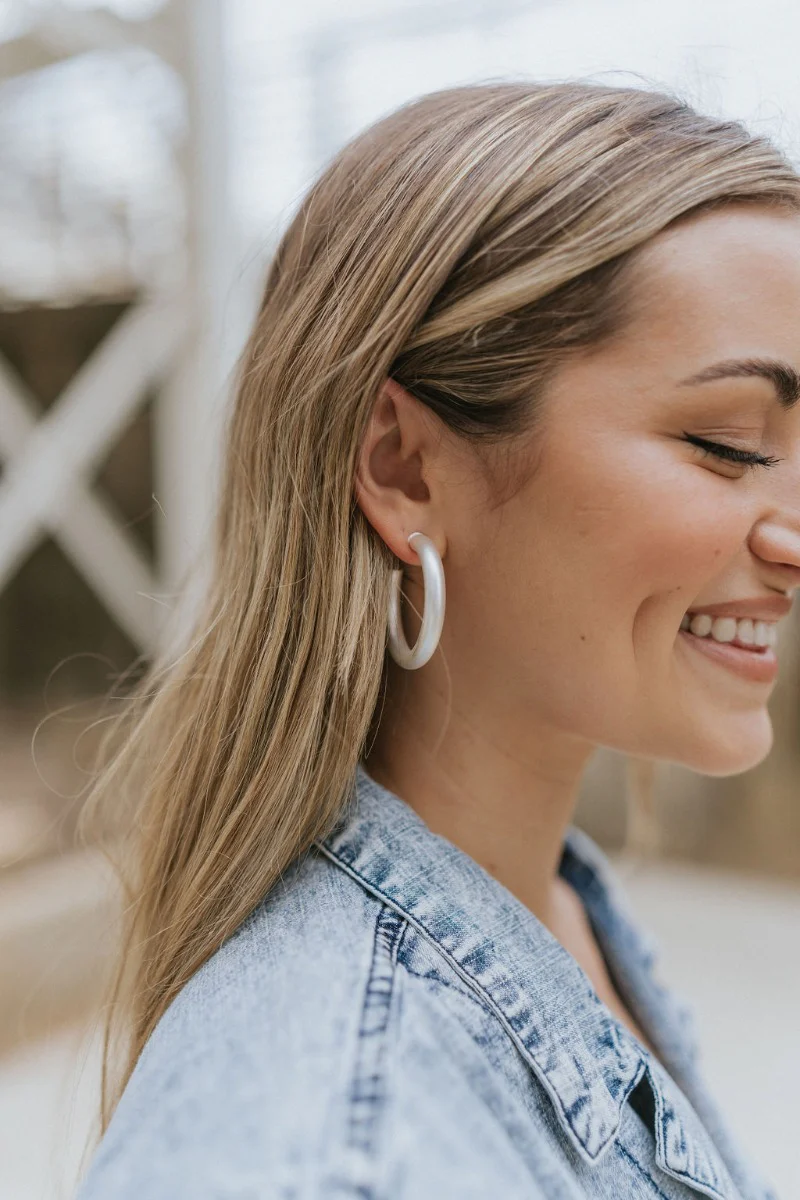 What A Classic Hoop Earrings