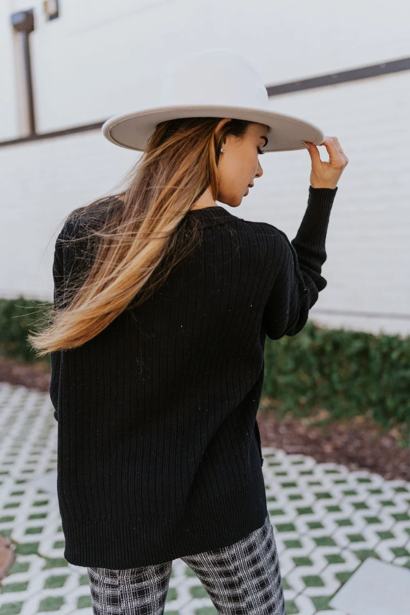 Where You've Been Sweater in Black - Image 7