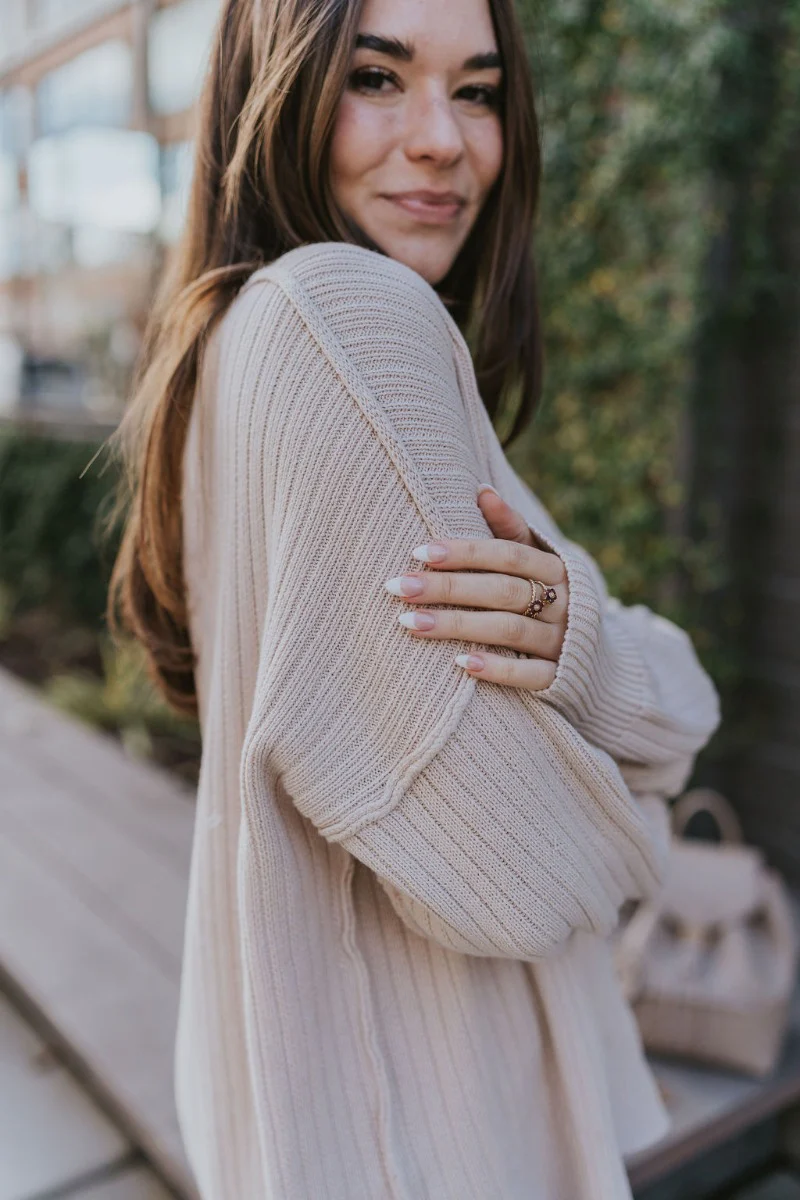 Where You've Been Sweater in Oatmeal - Image 3