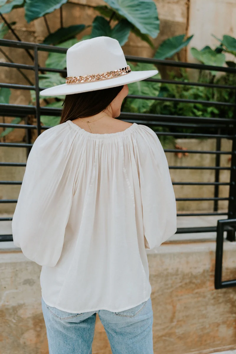 In Charge Top In Ivory - Image 6