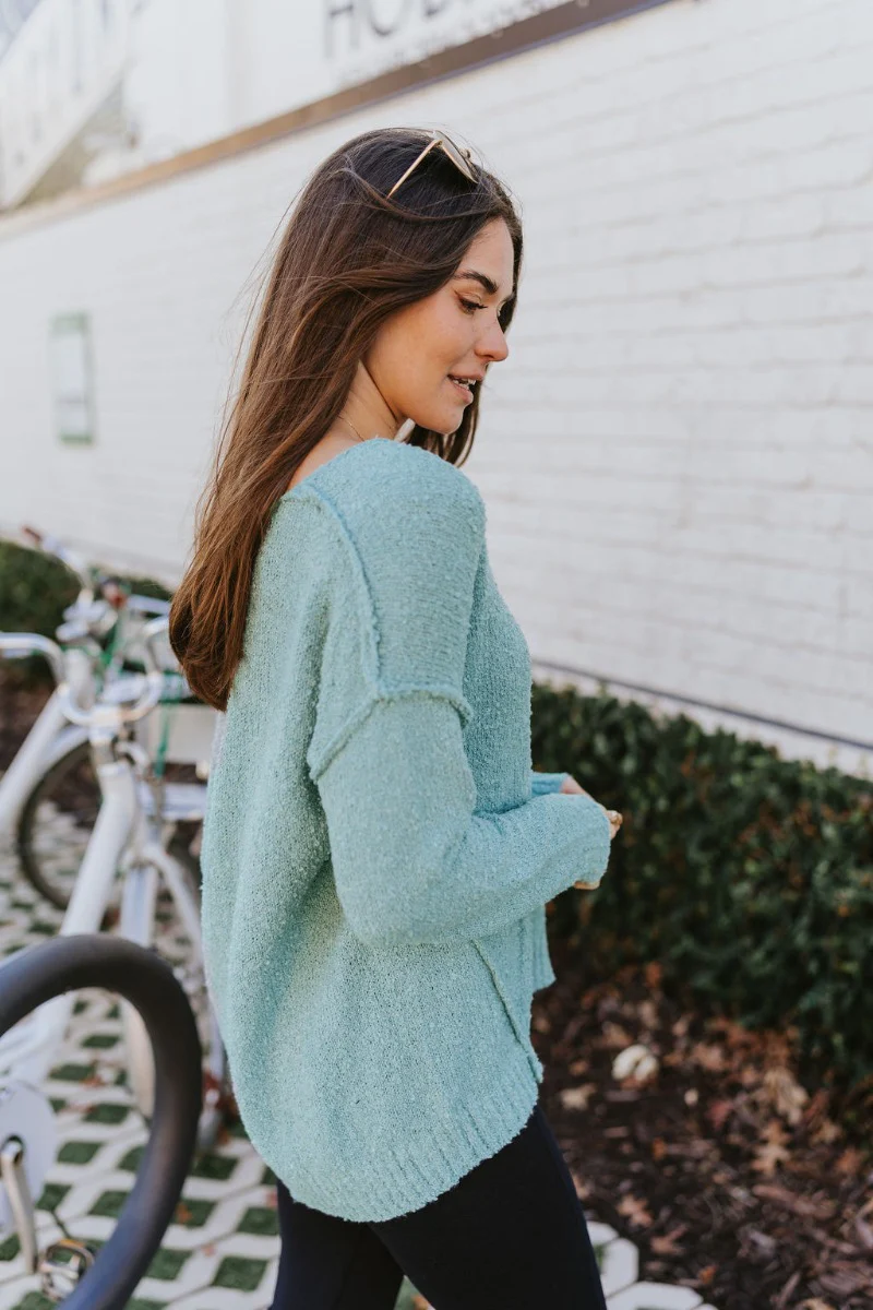 Wonderland Sweater in Mint - Image 3