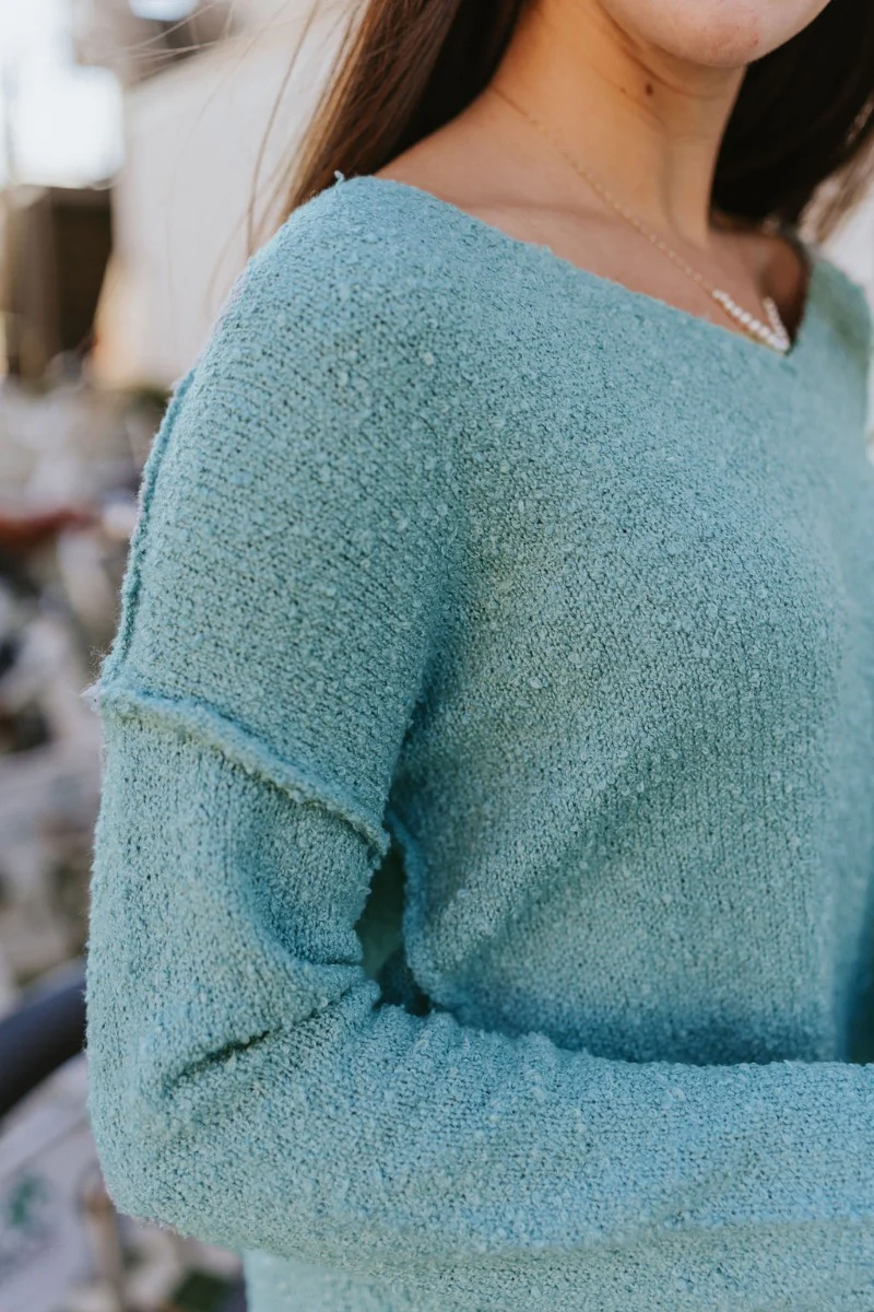 Wonderland Sweater in Mint - Image 4