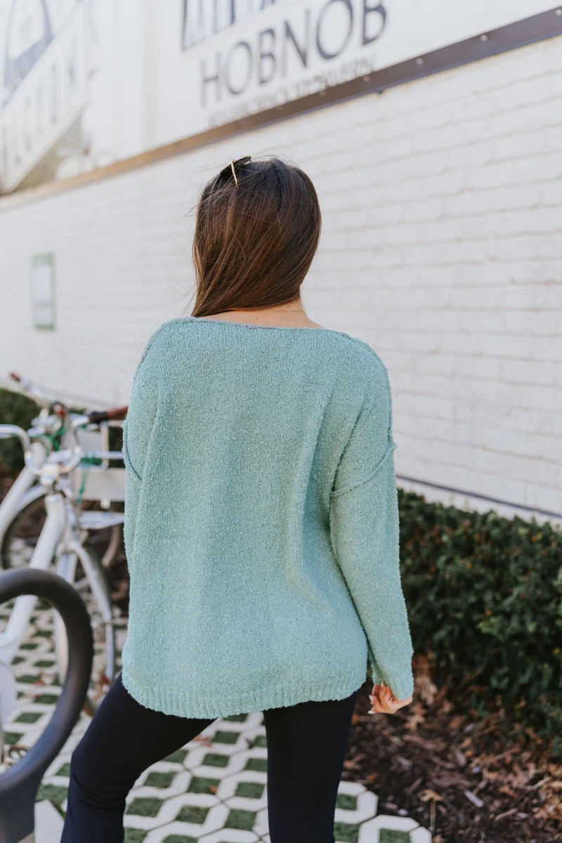Wonderland Sweater in Mint - Image 5