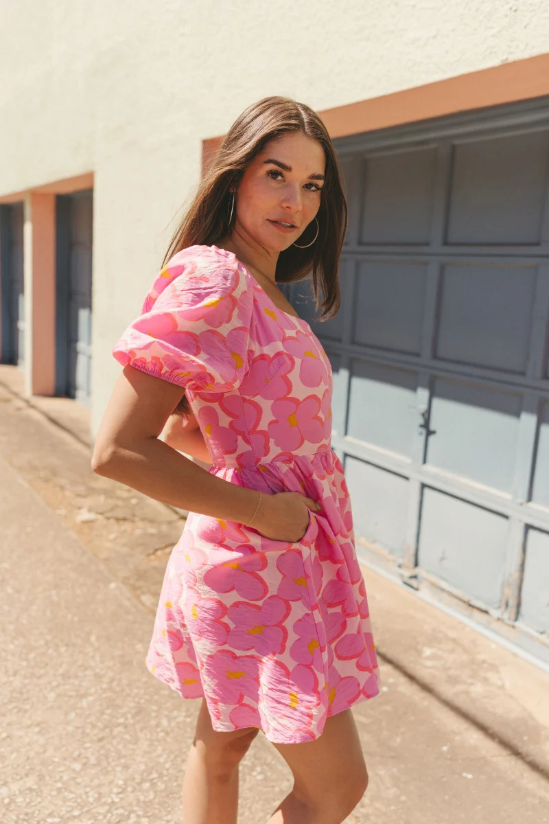 Wish You Were Here Floral Dress - Image 3