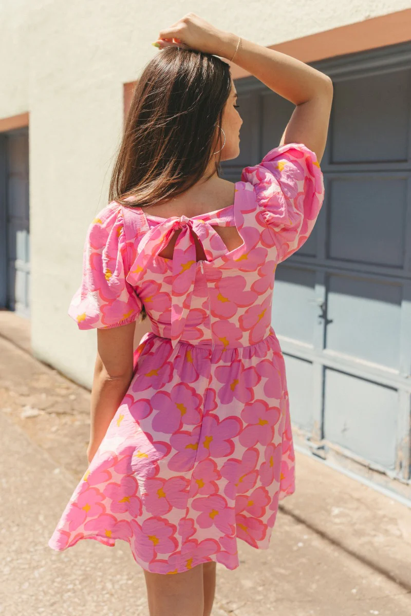 Wish You Were Here Floral Dress - Image 4