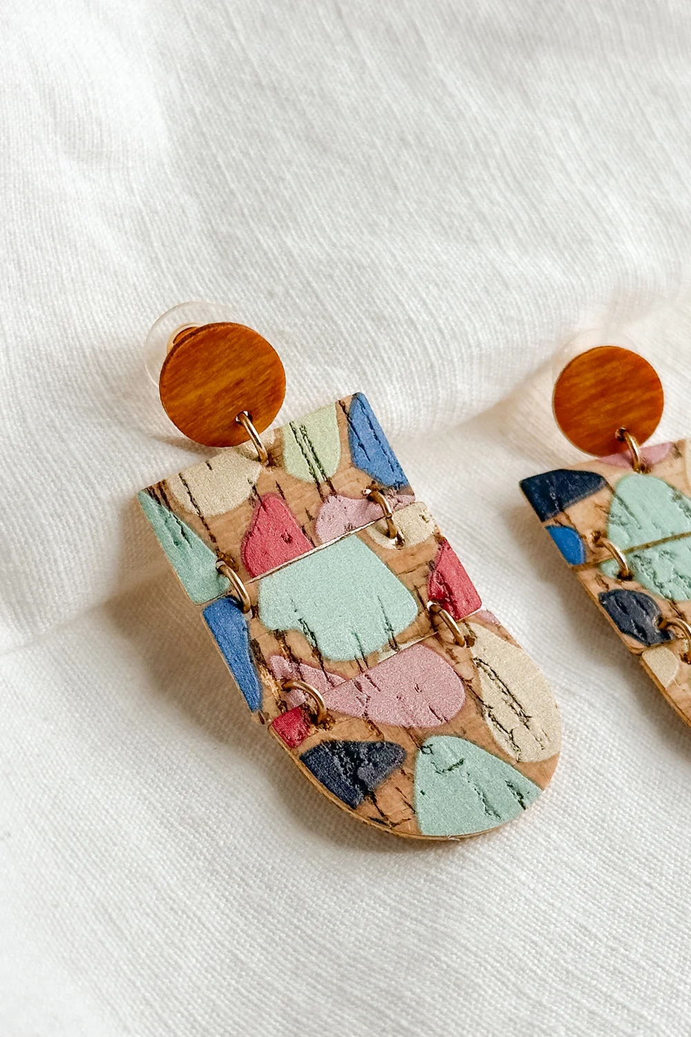 Wrenly Cork Multi Dangle Earring