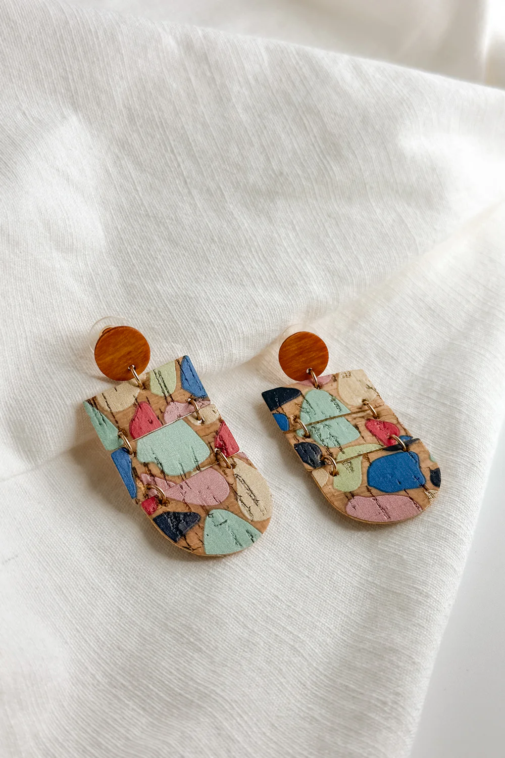 Wrenly Cork Multi Dangle Earring - Image 2