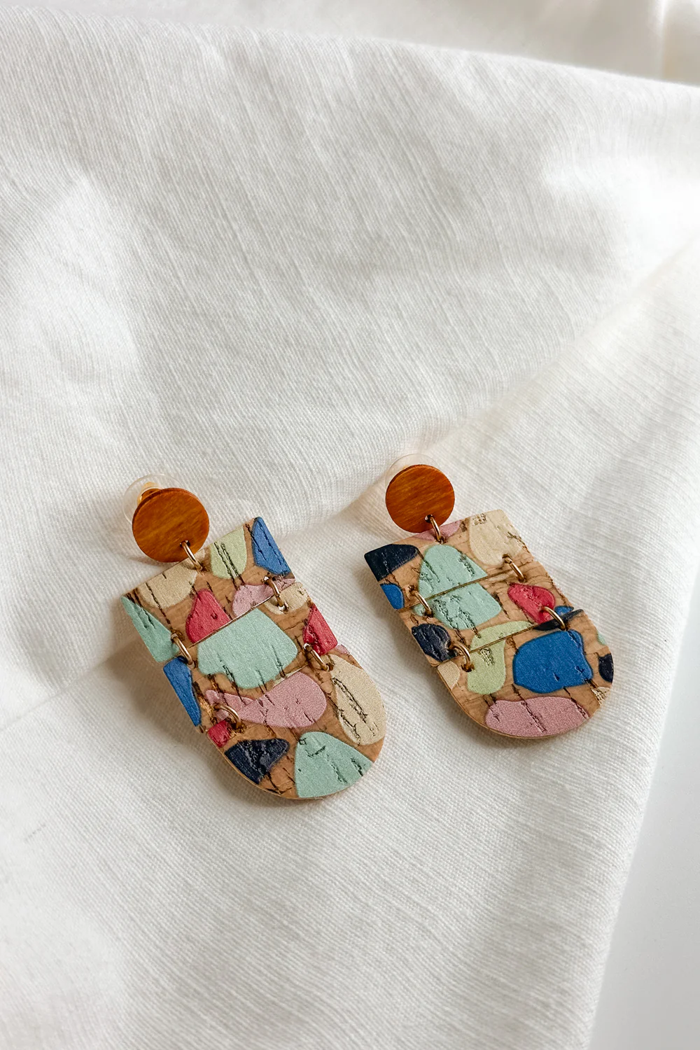 Wrenly Cork Multi Dangle Earring - Image 4