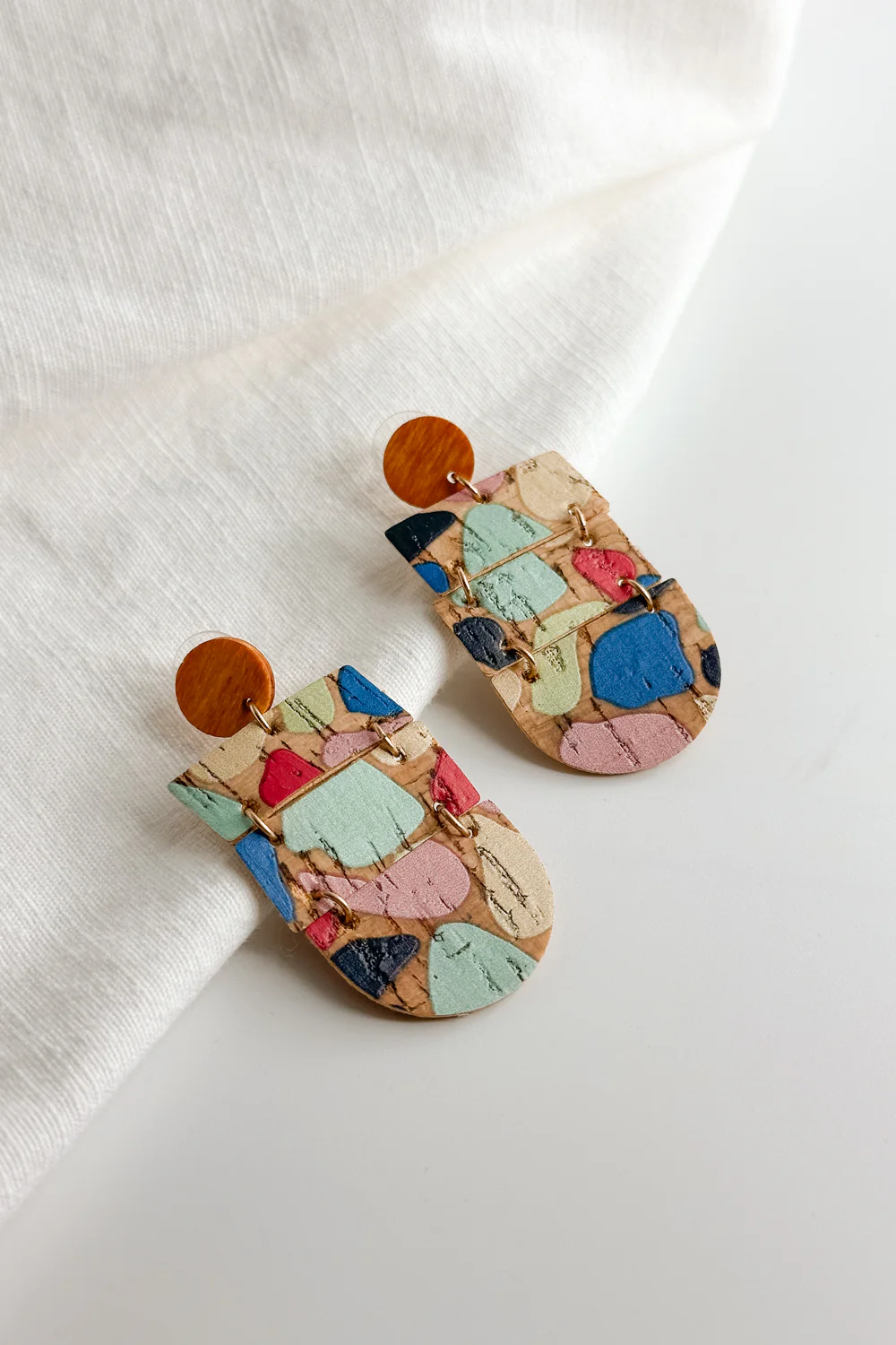 Wrenly Cork Multi Dangle Earring - Image 5
