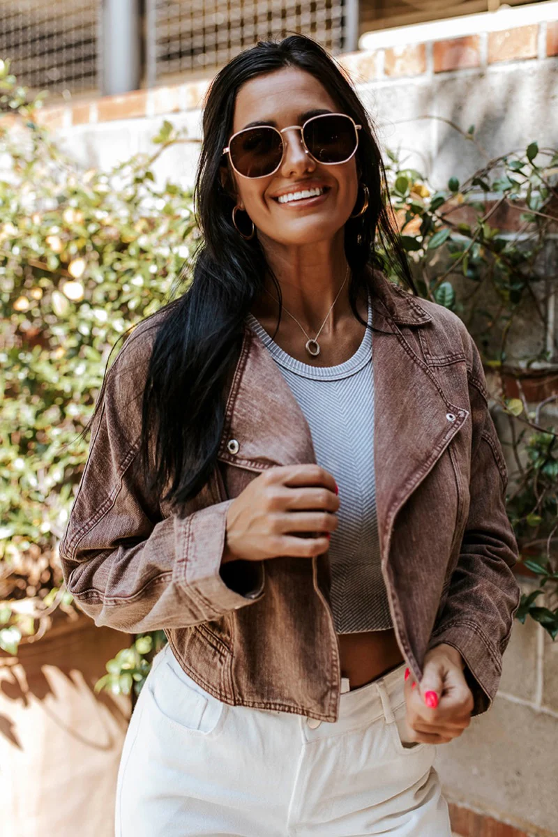 Yellowstone Cropped Denim Jacket - Image 3