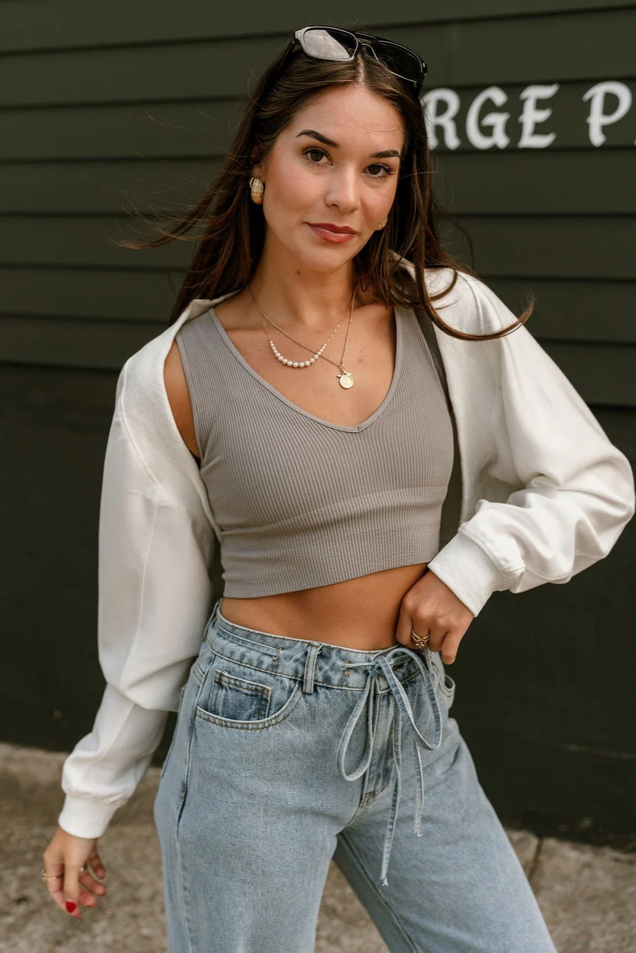 Keira Open Long Sleeve Top - Image 4